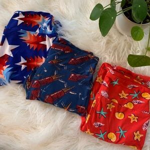 3 BRAND NEW OS LulaRoe Leggings!